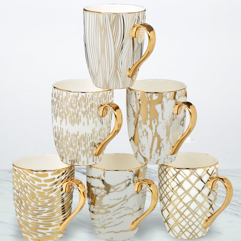 Mercer41 Mcwhorter 6 Piece Coffee Mug Set And Reviews Wayfair 4953